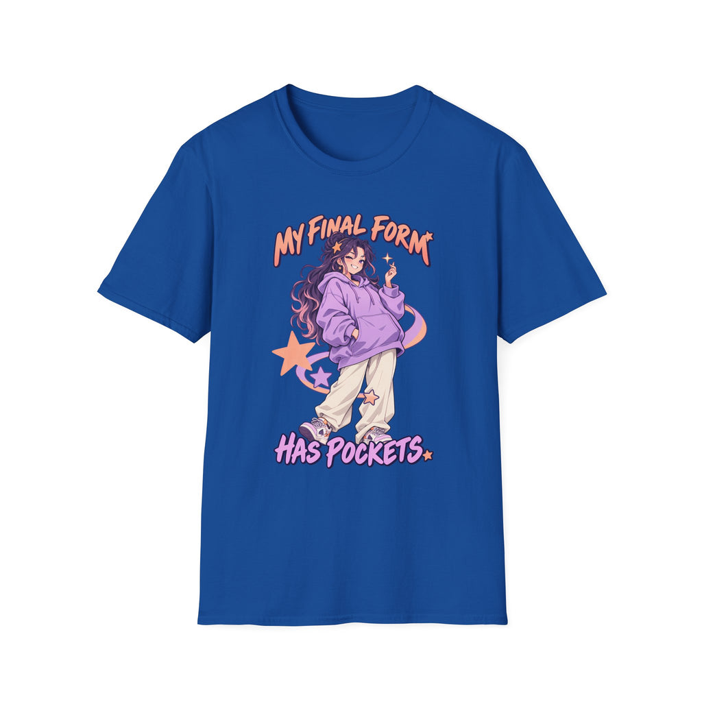 My Final Form Has Pockets | Cute Anime Girl Graphic Tee