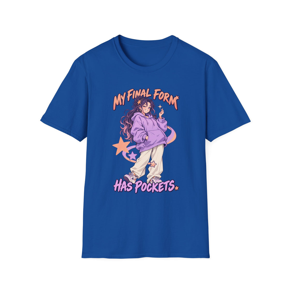 My Final Form Has Pockets | Cute Anime Girl Graphic Tee