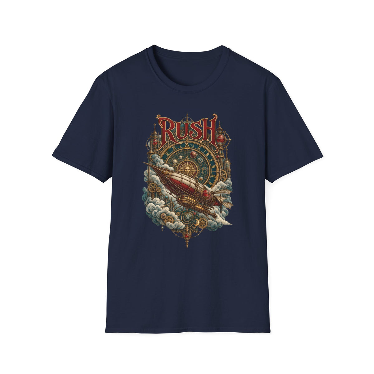 Rush | Clockwork Flight | Prog Band Airship T-Shirt