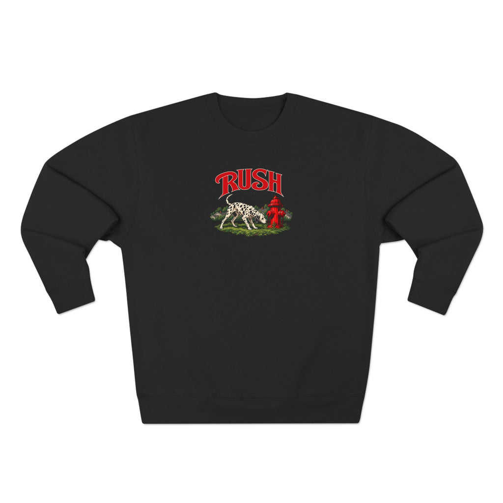 Rush | Signals | Dog & Fire Hydrant Prog Band Crewneck Sweatshirt