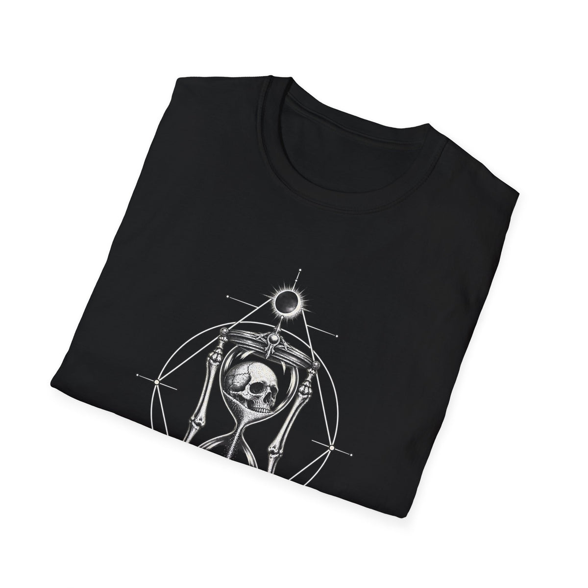 Hourglass Skull | Gothic Occult | Graphic Tee