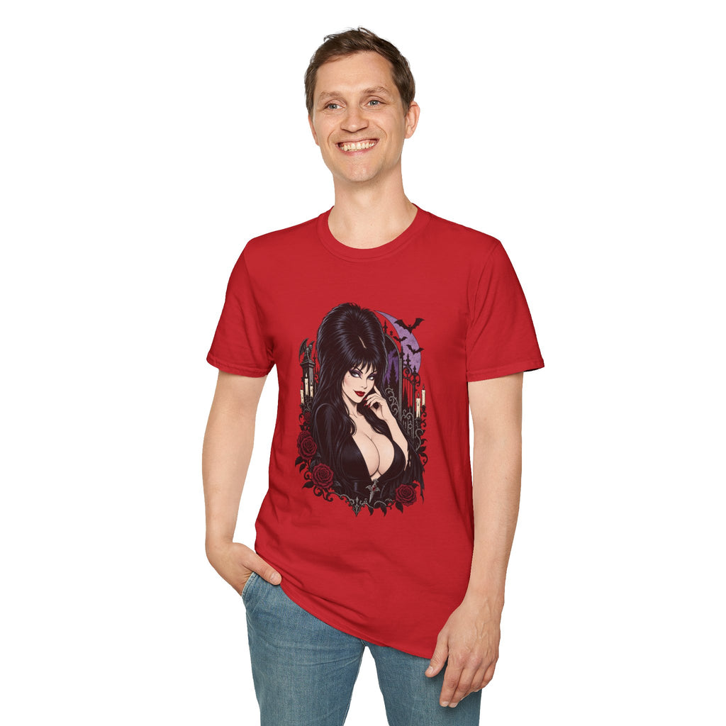 Elvira | Mistress of the Dark | Gothic Vampyress Pinup Girl | Sexy Halloween T-Shirt