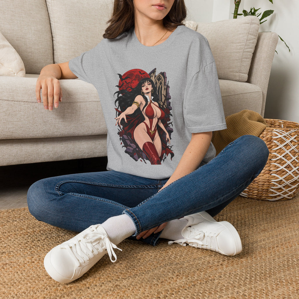 Vampirella | Sexy Vampire Queen | Pin Up Girl | Sexy Halloween Graphic T-Shirt