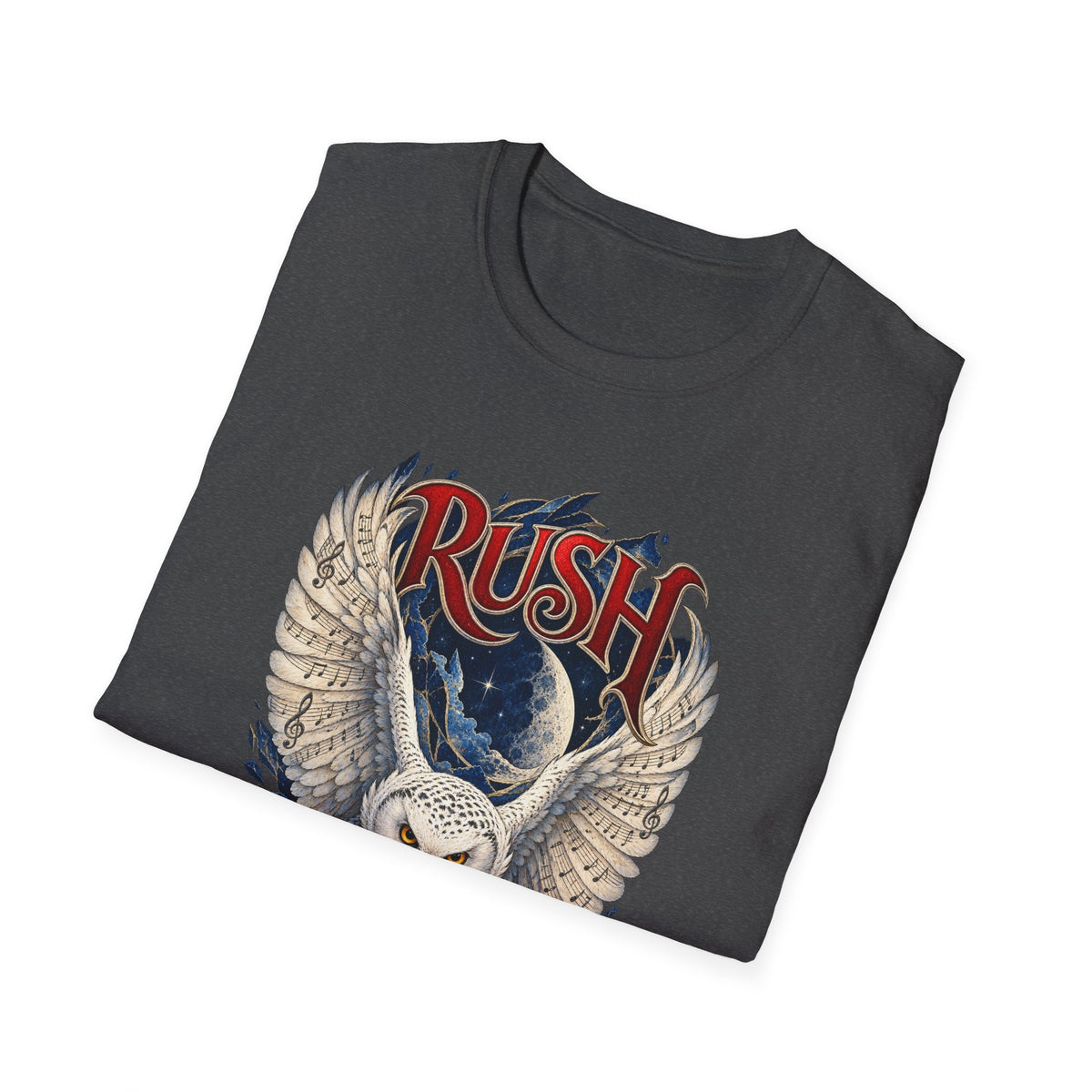 Rush | Fly by Night | Prog Rock | Owl Band Graphic T-Shirt