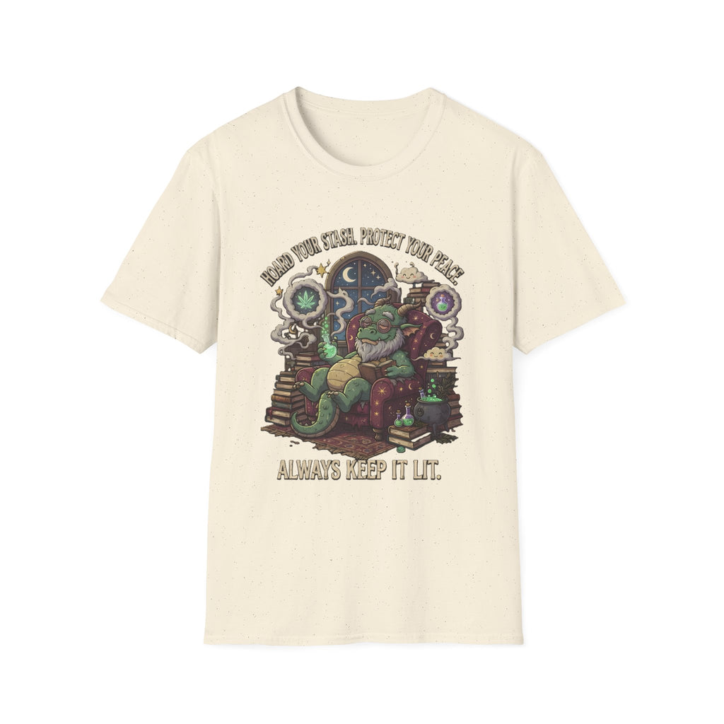 Dragon Stoner - 'Always Keep It Lit' - Psychedelic Chill Graphic Tee