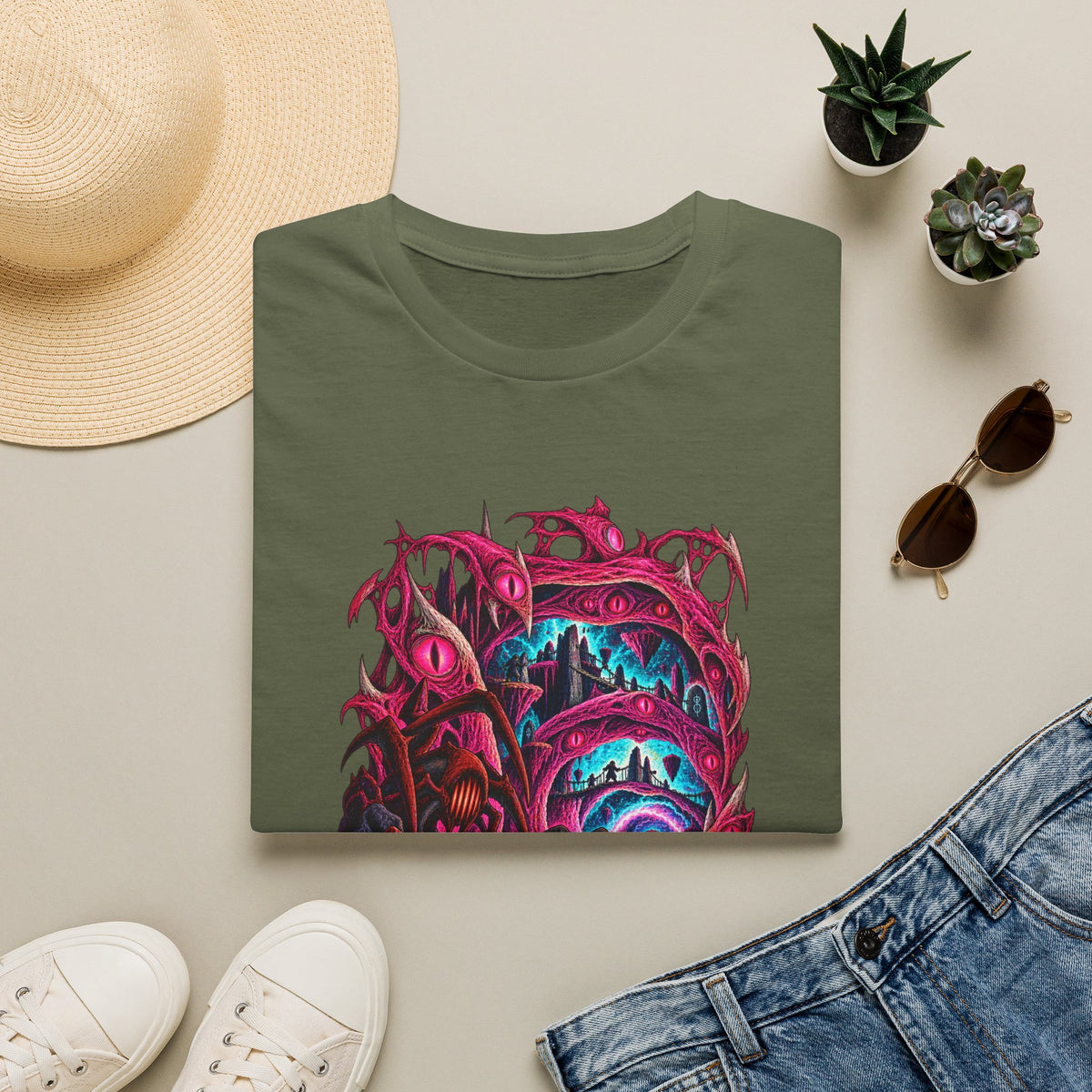 Abyssal Runecrafting | OSRS | Runescape | Psychedelic Portal Graphic T-Shirt
