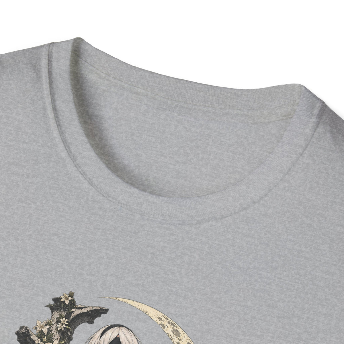 2B | Nie: Automata | Anime Gothic Warrior Moonlight Pin Up T-Shirt
