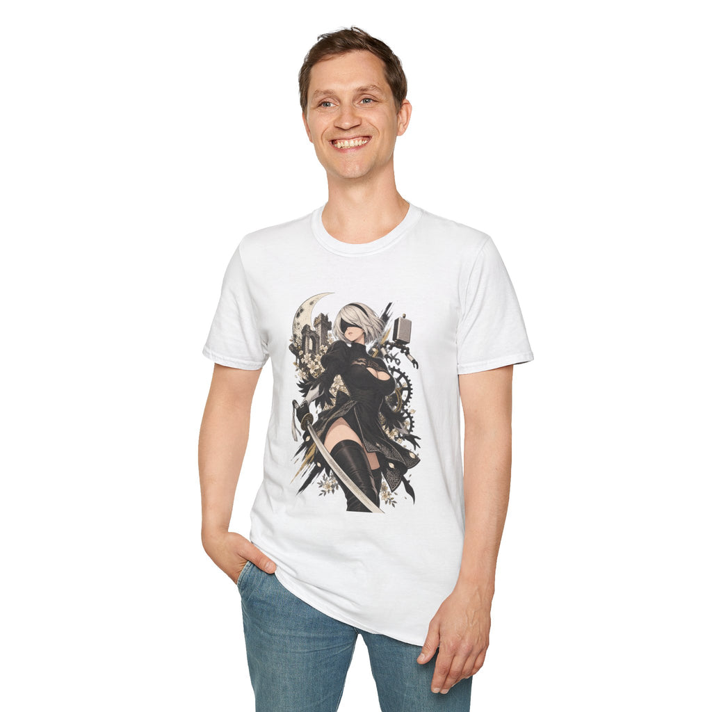 2B | Nier Automata | Anime Swordgirl Pin Up T-Shirt