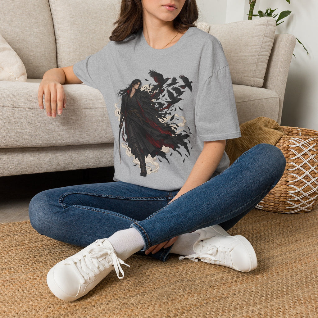 Dark Samurai | Raven Warrior Spirit | Graphic T Shirt