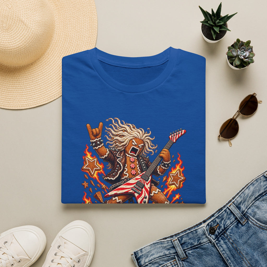 Gingerbread Headbangers | Christmas Funny Rock T-Shirt