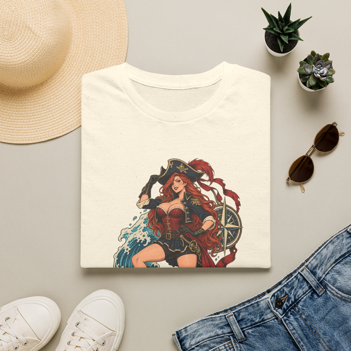 Miss Fortune | League of Legends | Sexy Pirate Pin-Up T-Shirt