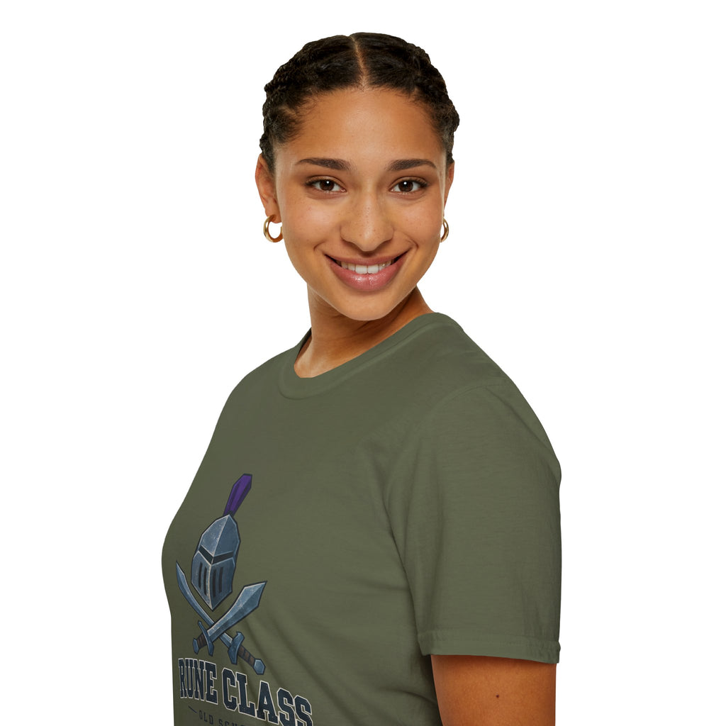 "Rune Class" OSRS / Runescape Inspired T-Shirt – Medieval Knight Helmet