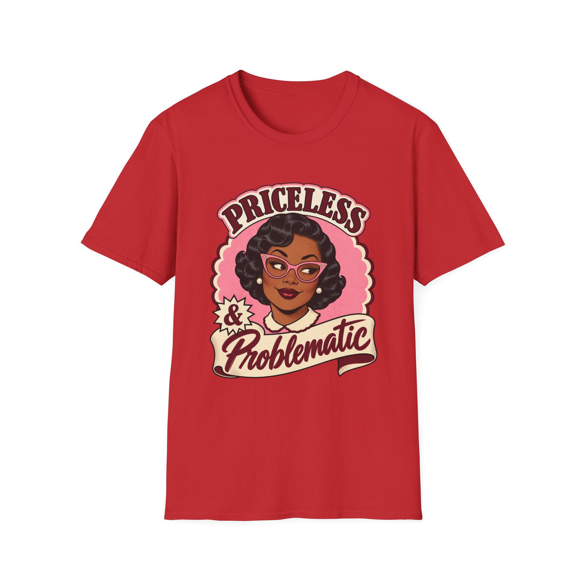 Priceless & Problematic Retro Portrait Tee