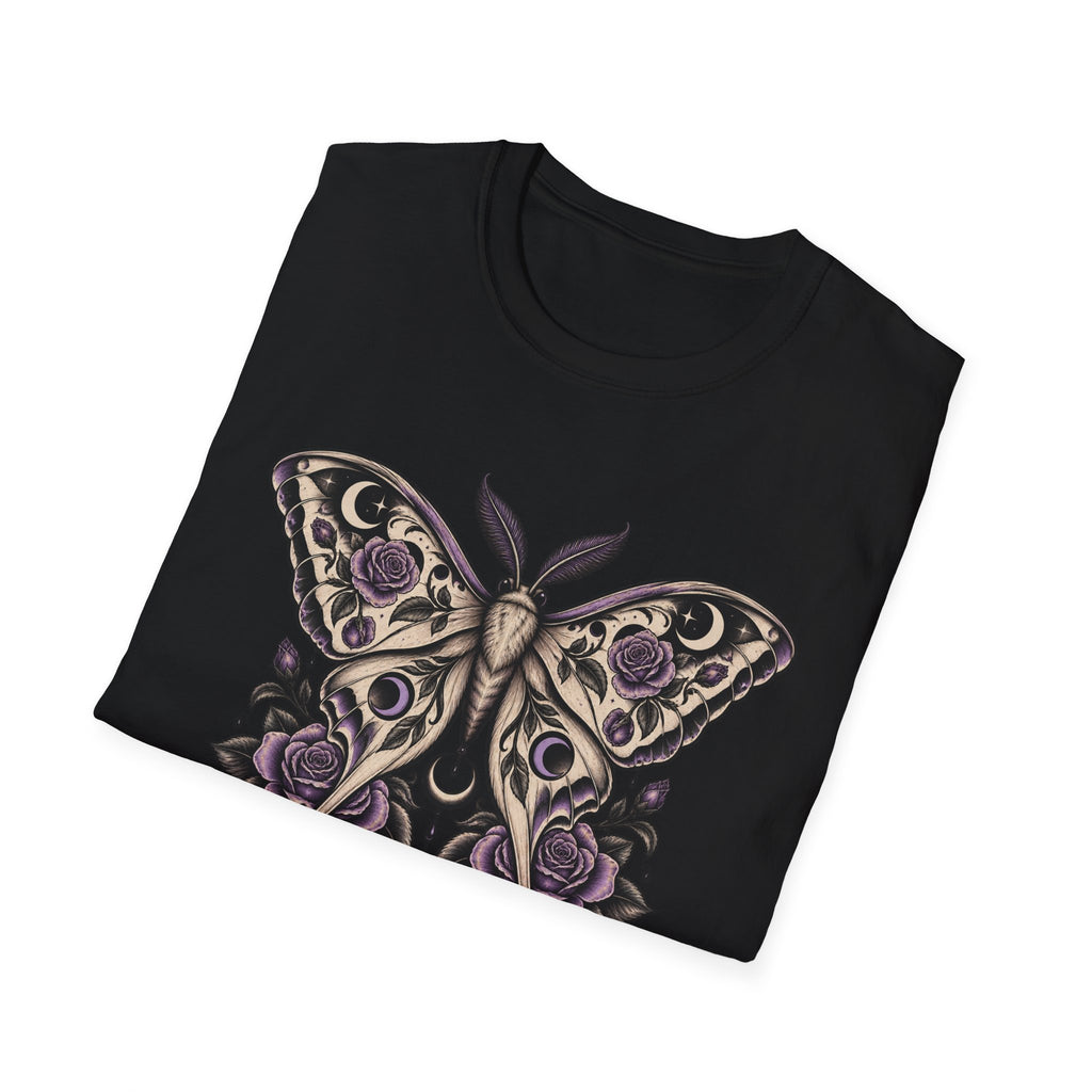 A Little Ink A Little Quiet Tattoo Moth T-Shirt Design