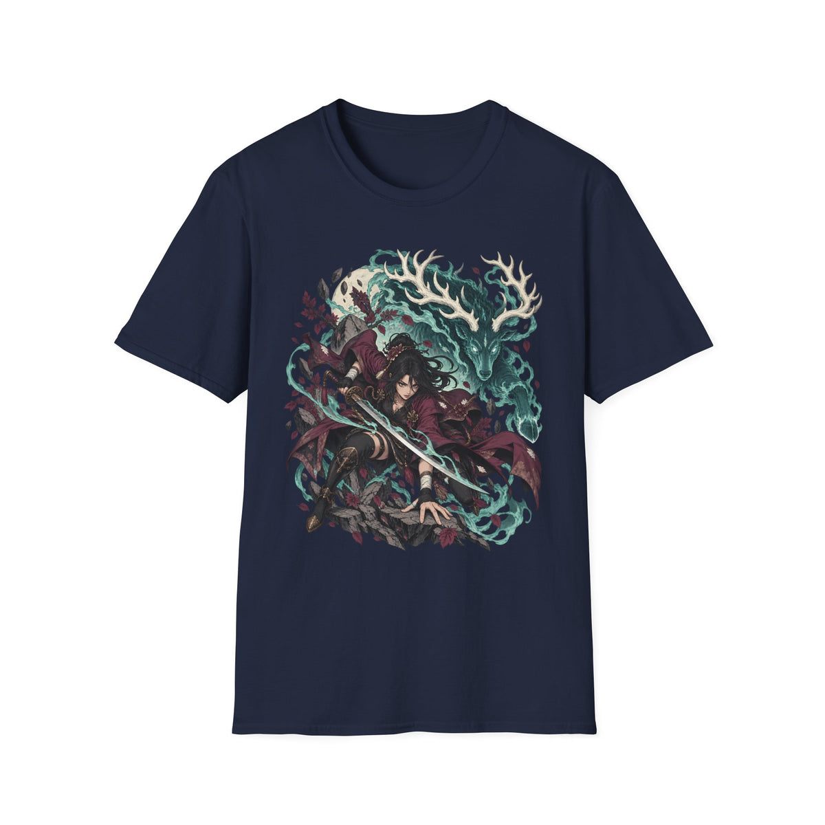 Spirit of the Forest | Fantasy Spirit Samurai T-Shirt