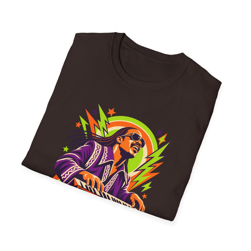 Retro Music Legend Stevie Wonder Graphic Tee