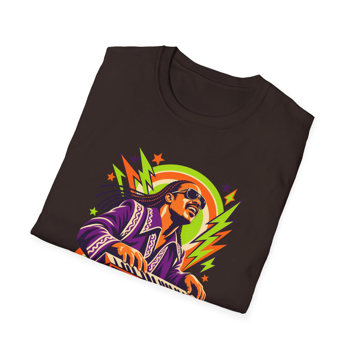 Retro Music Legend Stevie Wonder Graphic Tee