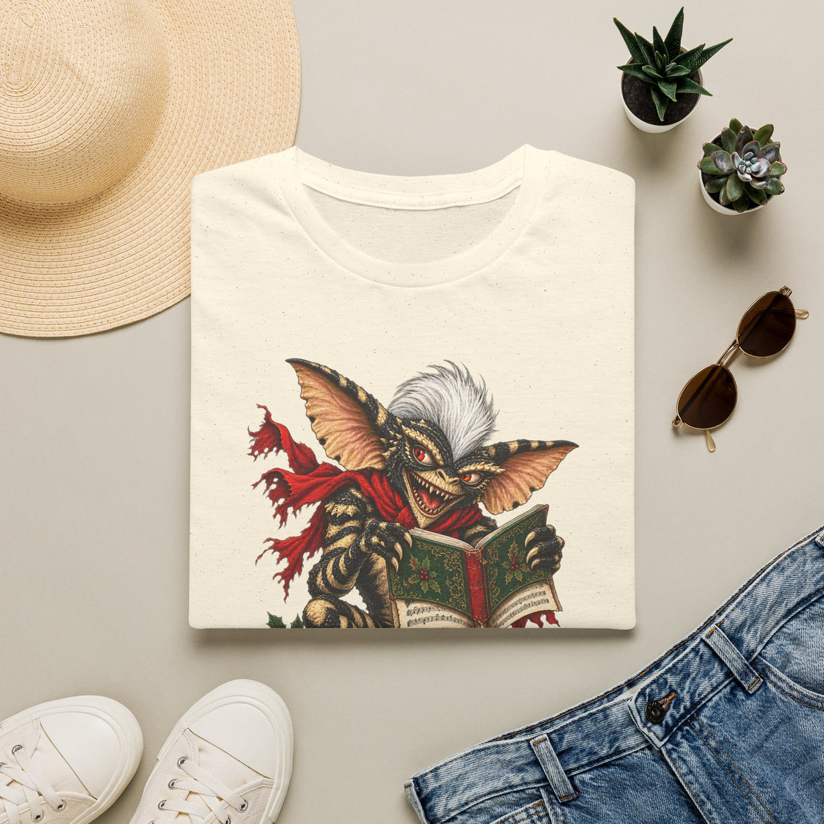 Stripe | Gremlin Caroler Christmas T-Shirt