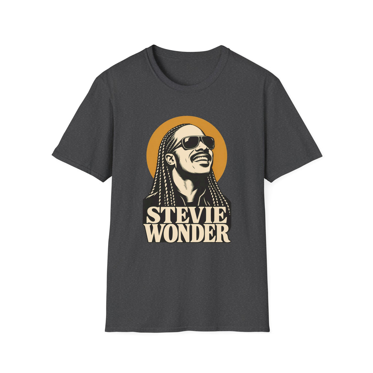 Stevie Wonder Graphic T-Shirt - Retro Soul Music Tee